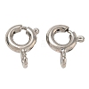 Brass Spring Ring Clasps KK-CBA1AE8-05A-P-1