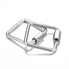 Tarnish Resistant 304 Stainless Steel Screw Carabiner Lock Charms STAS-H103-04P-2