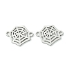 Non-Tarnish 201 Stainless Steel Connector Charms STAS-U003-02P-1