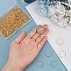 SOFPLATE 200Pcs Brass Wine Glass Charm Rings KK-SP0001-31A-G-3