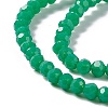 Faceted(32 Facets) Glass Beads Strands EGLA-J042-36A-05-3