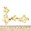 304 Stainless Steel Dangle Stud Earrings for Women EJEW-K268-13A-G-5