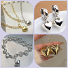 6Pcs 2 Colors Eco-Friendly Brass Pendants KK-BBC0024-64-7