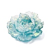 Two Tone Opaque Resin & Glitter Powder Cabochons RE-CBA7537-04D-2