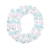 Electroplate Glass Beads Strands EGLA-D300-06-8mm-26-3