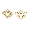 Brass Micro Pave Cubic Zirconia Charms KK-N231-245-2