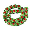 Handmade Spray Painted Lampwork Beads LAMP-N035-02F-2