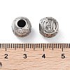 304 Stainless Steel Rhinestone European Beads STAS-A092-10M-P-3