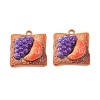 Baking Paint Zinc Alloy Pendants AL-CBA032C-03D-1