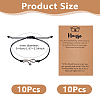 10Pcs Alloy Stethoscope Link Bracelets BJEW-DC0001-16-2