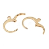 304 Stainless Steel Leverback Earring Findings STAS-F141-02G-4