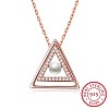 925 Sterling Silver Pendant Necklaces NJEW-BB30224-1