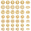 800Pcs 7 Styles Iron Bead Caps IFIN-PA0001-09G-7
