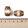 Opaque Acrylic European Beads OACR-Z036-04F-3