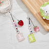 Candy Resin Pendant Decoration HJEW-AB00011-3