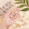 1-Hole Plastic Buttons BUTT-WH0020-11-5