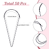 50Pcs Adjustable Waxed Cotton Cord Necklace Making NJEW-SC0001-91-2