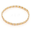Bohemian Glass Seed Beaded Stretch Bracelets JM4508-24-1