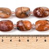 Natural Fire Crackle Agate Beads Strands G-K393-G05-13x18-5