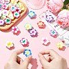 40Pcs 10 Colors Handmade Polymer Clay Beads CLAY-CJ0002-13-5
