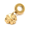 Ion Plating(IP) 304 Stainless Steel European Dangle Charms LS-STAS-U005-41G-2