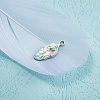 Alloy Enamel Pendants PALLOY-TAC0009-25P-B-3