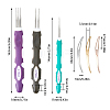 1 Set Alloy Crochet Hook & Hair Braiding Needle Kits TOOL-DC0001-06-2