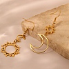 Bohemian Styles 304 Stainless Steel Dangle Earrings EJEW-F380-01G-4