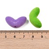Flocking Opaque Acrylic Beads OACR-G055-02E-3