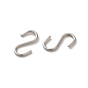 304 Stainless Steel S-Hook Clasp STAS-C085-03A-P-2