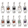 Natural & Synthetic Mixed Stone Pendants GG-CBA0251-04P-1
