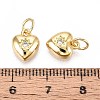 Brass Micro Pave Cubic Zirconia Charms ZIRC-R109-039-NF-3