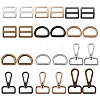 24Pcs 12 Style Iron D Rings FIND-SZ0002-25-1