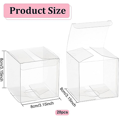 Foldable Transparent PET Box CON-WH0074-72C-1