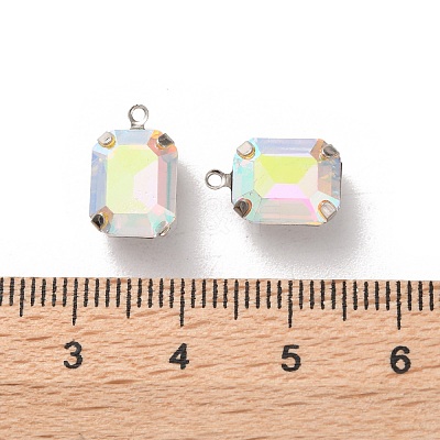 Rhinestone Pendants RGLA-P038-02P-08-1