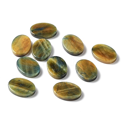 Natural Tiger Eye Cabochons G-C081-03C-1