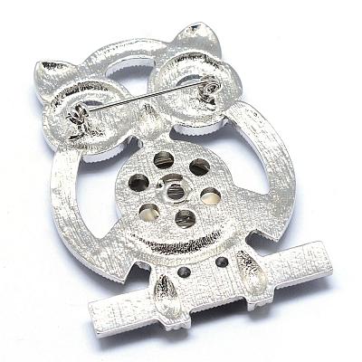 Alloy Snap Brooch Makings PALLOY-Q315-17-1