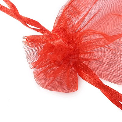 20Pcs 10 Colors Rectangle Organza Drawstring Bags CON-YW0001-31B-1