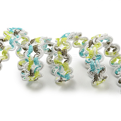 Polyester Wavy Lace Trim OCOR-K007-06B-1