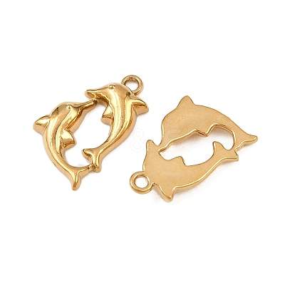 304 Stainless Steel Pendants STAS-A132-06G-G-1