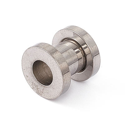 Non-Tarnish 304 Stainless Steel Ear Plugs Gauges EJEW-G317-01G-P-1
