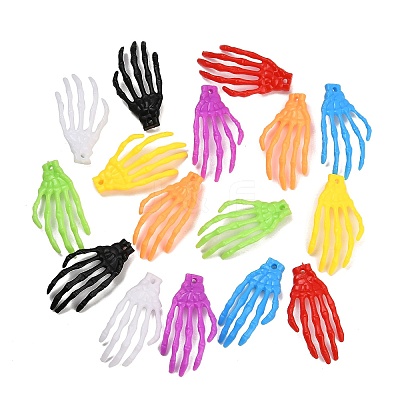 Halloween Plastic Big Pendants DJEW-K032-02B-1