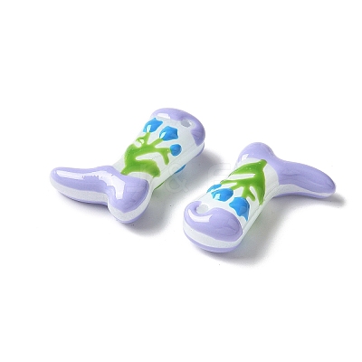 Baking Paint Glass Enamel Beads BLOW-D300-01E-1