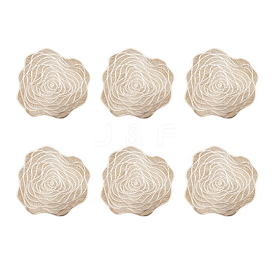Hollow Rose PVC Hot Pads Holders BT-TAC0001-03B-1