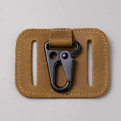 Leather Enlarged Mouth Clips Hooks FIND-WH0421-107A-1