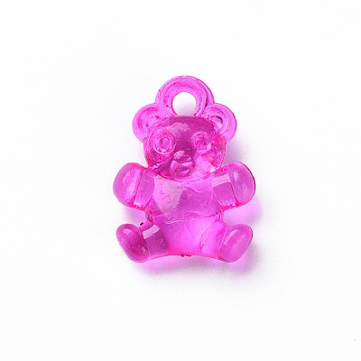 Transparent Acrylic Pendants MACR-N013-048-A01-1