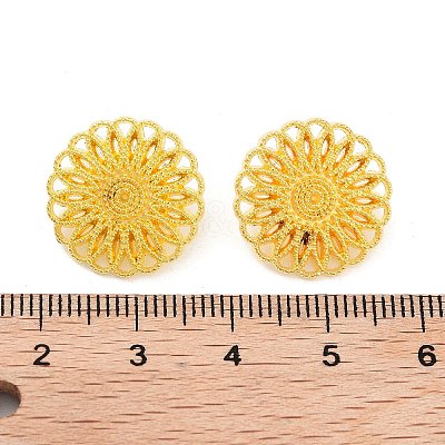 Tibetan Style Shank Buttons TIBE-R179-RG-LF-1