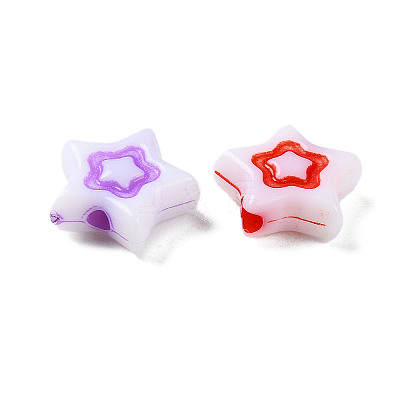 Opaque Acrylic Beads SACR-P031-19A-1
