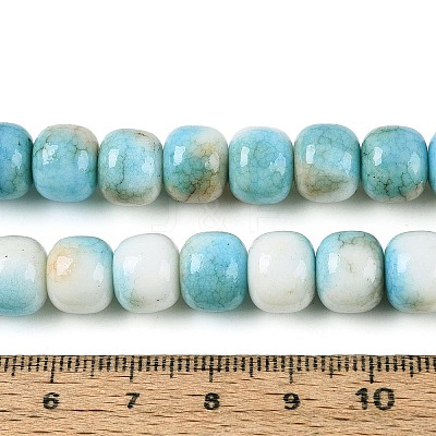 Ombre Effect Dyed Glass Beads Strands GLAA-N067-01A-03-1