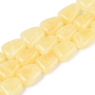 Natural White Jade Beads Strands G-N354-02A-08-1